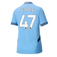 Manchester City Phil Foden #47 Domaci Dres za Ženska 2024-25 Kratak Rukav